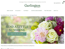 Tablet Screenshot of garlingtonflowers.com